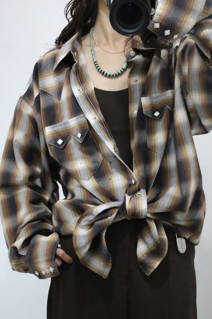 Z41 / 1980's ROCK MOUNT check shirt