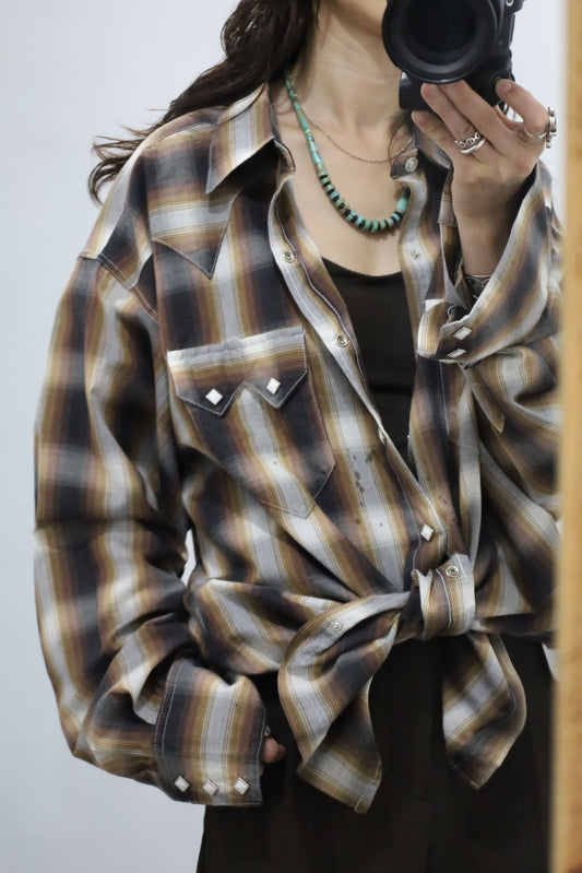 Z41 / 1980's ROCK MOUNT check shirt