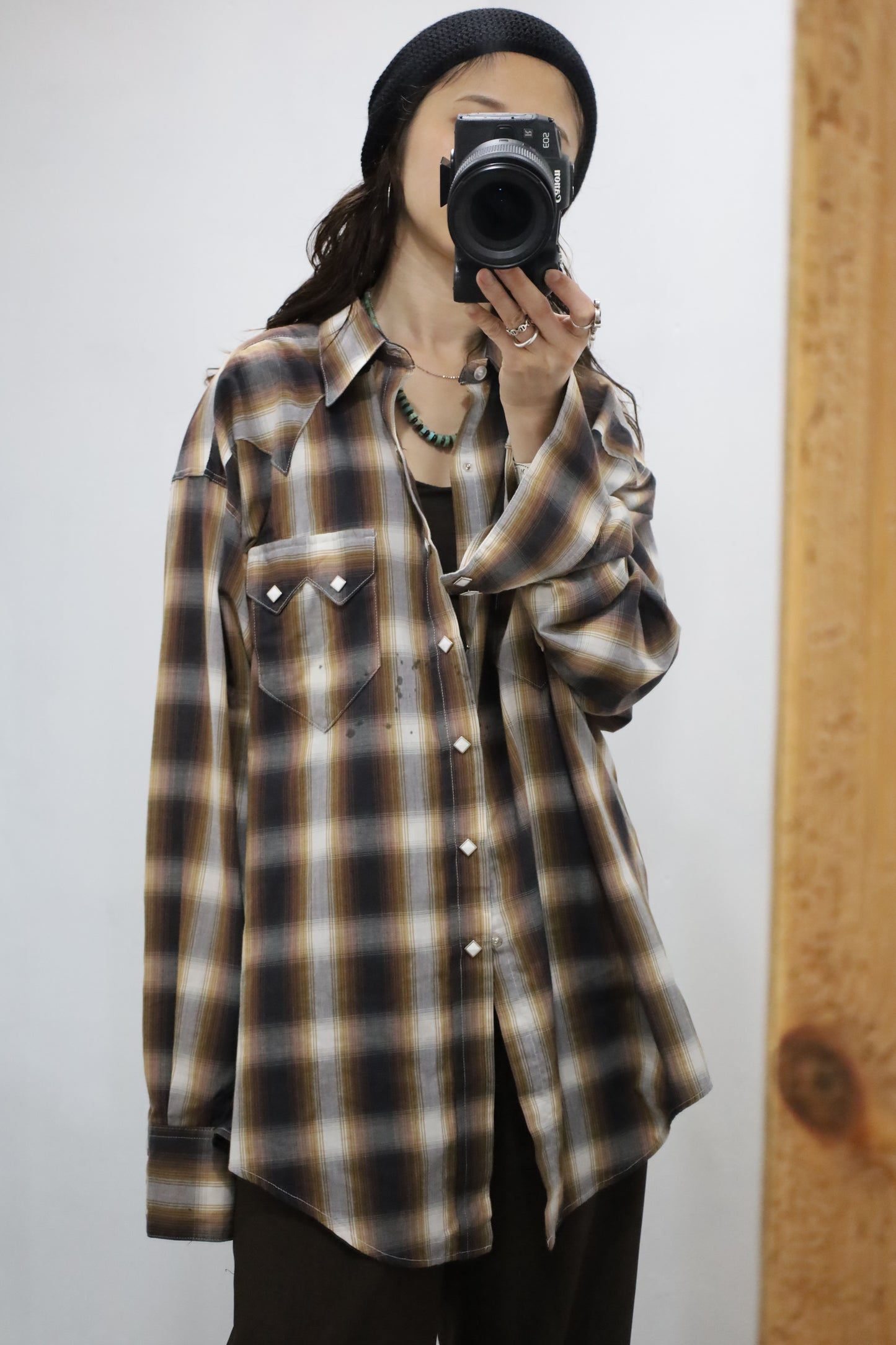 Z41 / 1980's ROCK MOUNT check shirt