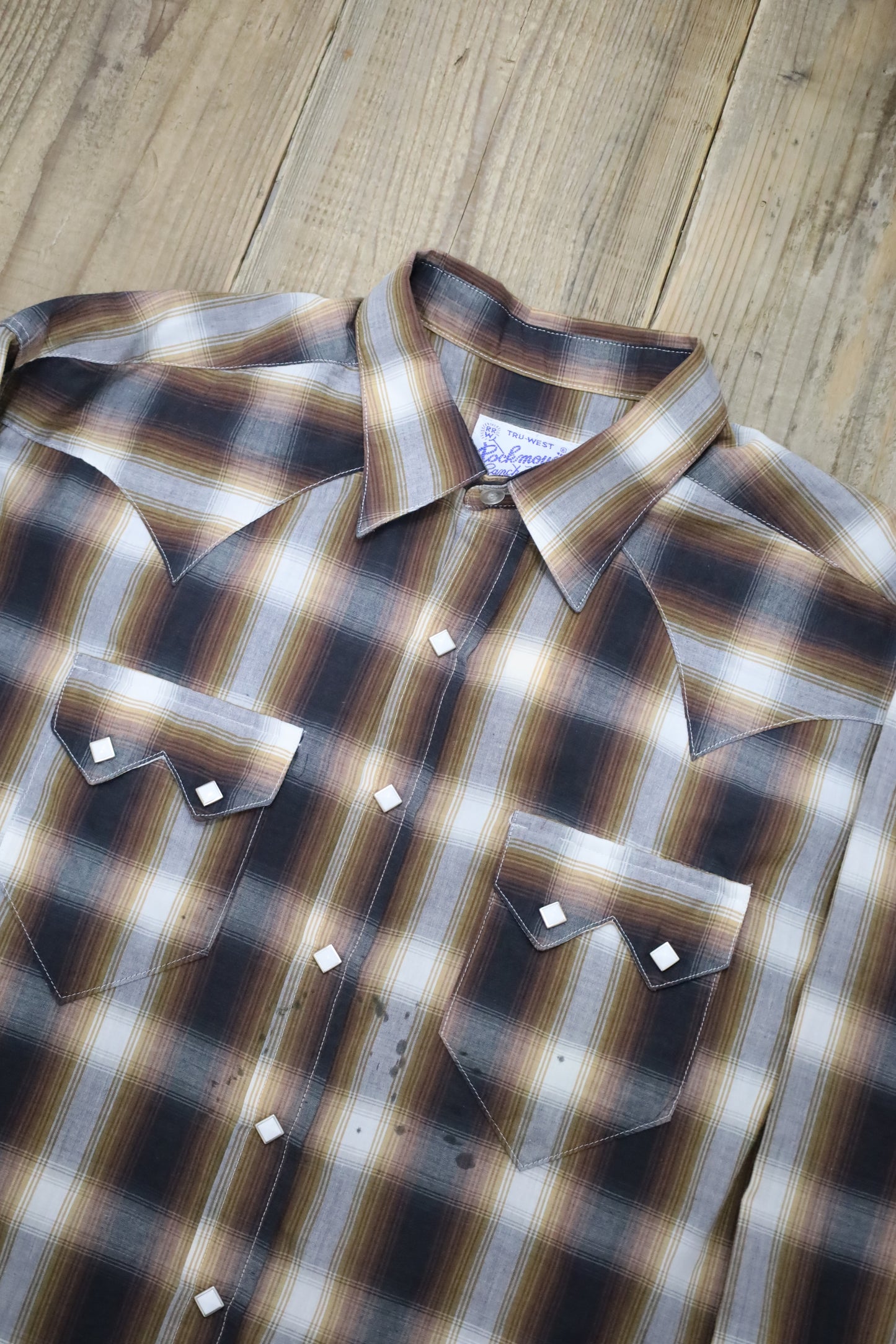 Z41 / 1980's ROCK MOUNT check shirt