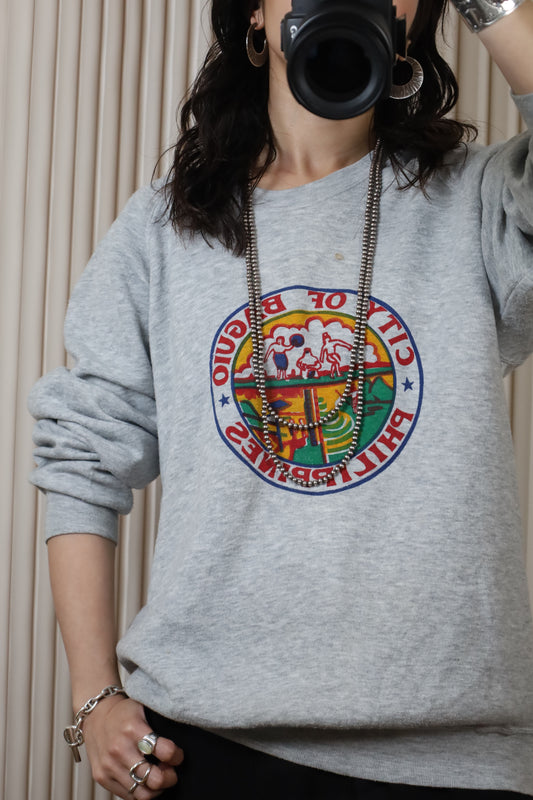 774 / 1990's UNKNOWN print sweat