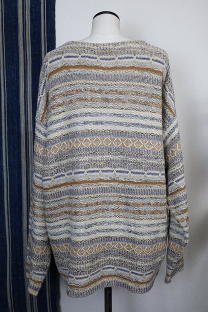 B148 / 1990’s OLD STRUCTURE RAMIE COTTON KNIT