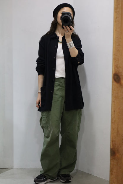 B926 / 1990's SAG HARBOR rayon fabric coverall jacket