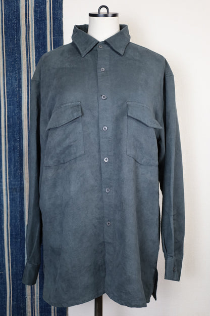 B110 / early 2000's BRUNO Fake Suede Shirt