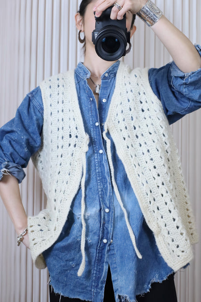J112 / UNKNOWN knit vest