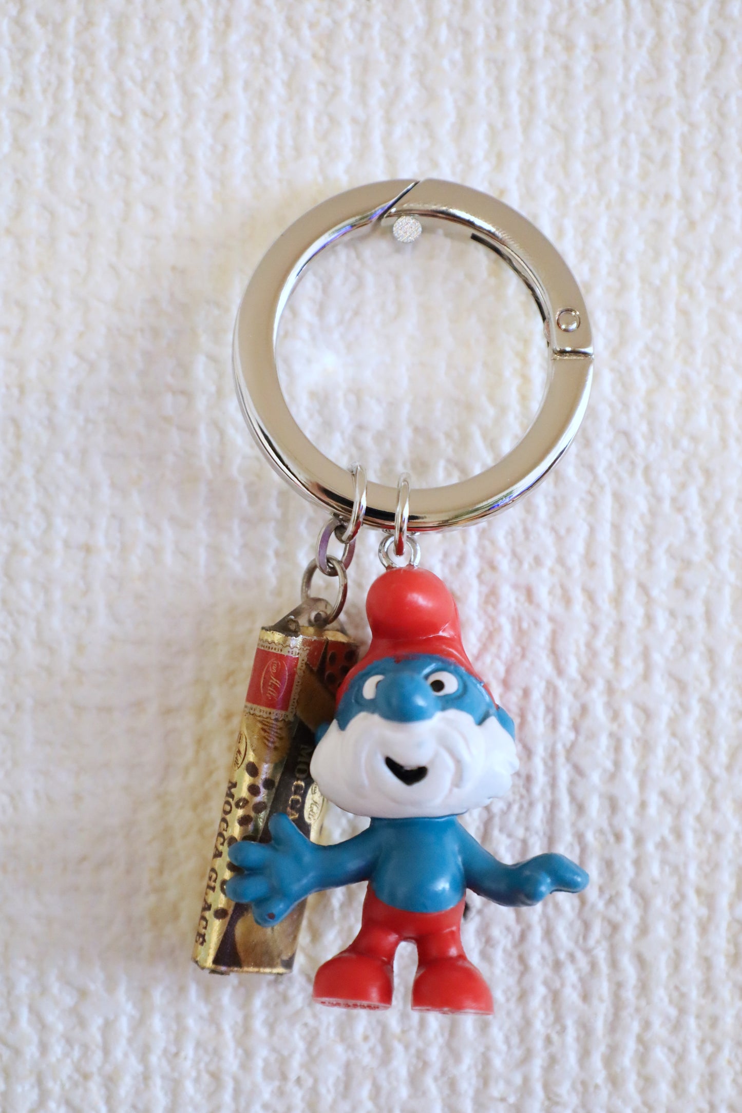 4 / key ring Papa Smurf