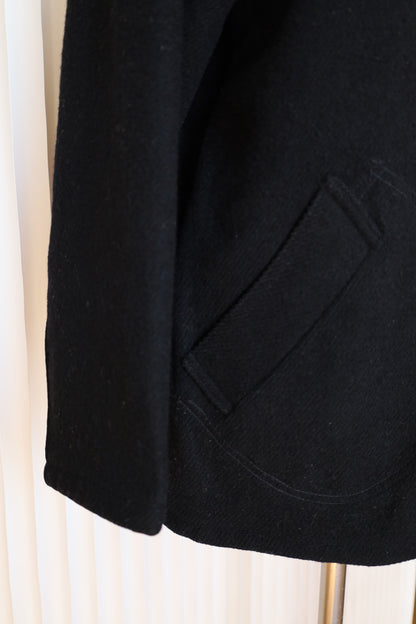 J99 / 1990's CARVAL wool fabric zip up jacket