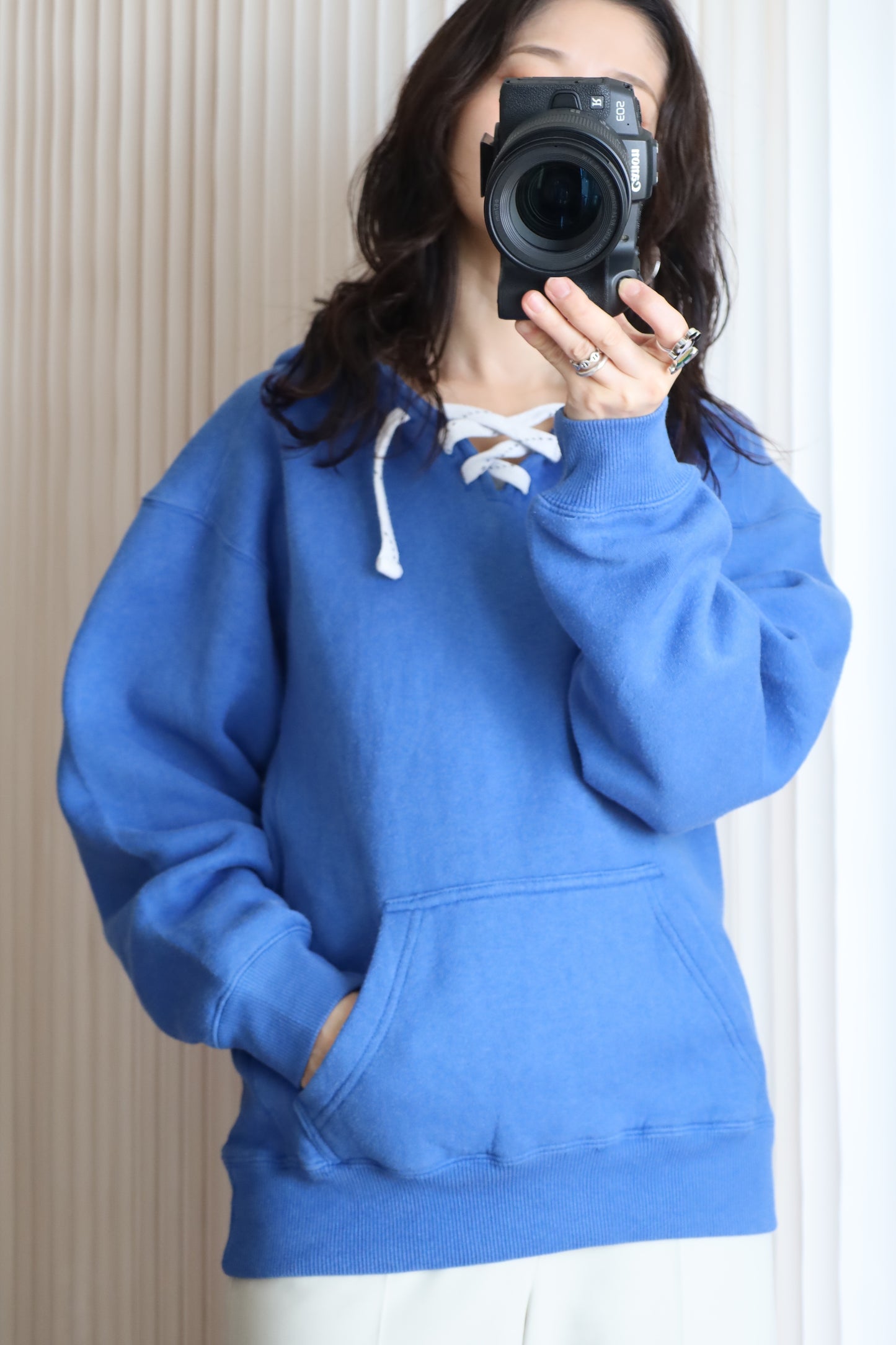 J5 / 1990's J AMERICA print sweat hoodie