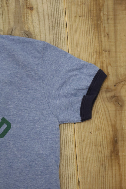 B919 / 1980's UNKNOWN Ringer print tee