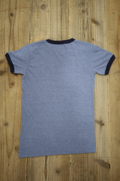B919 / 1980's UNKNOWN Ringer print tee