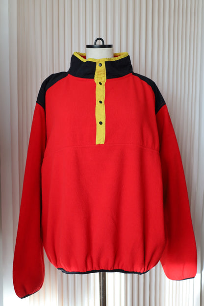 Z387 / 1990's Marlboro half snap fleece pullover