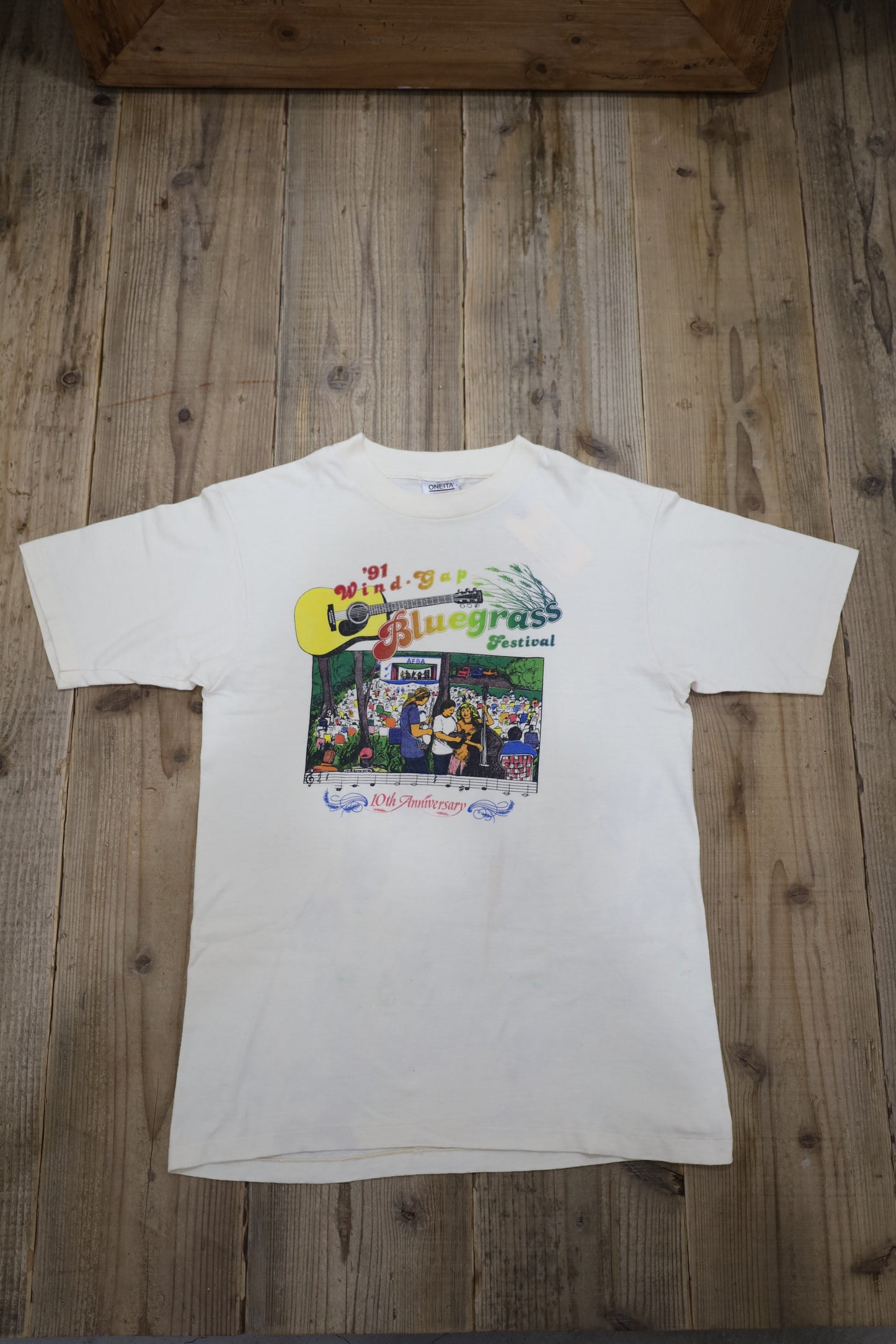 C904 / 1990's ONEITA Blue grass festival tee