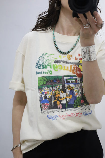 C904 / 1990's ONEITA Blue grass festival tee