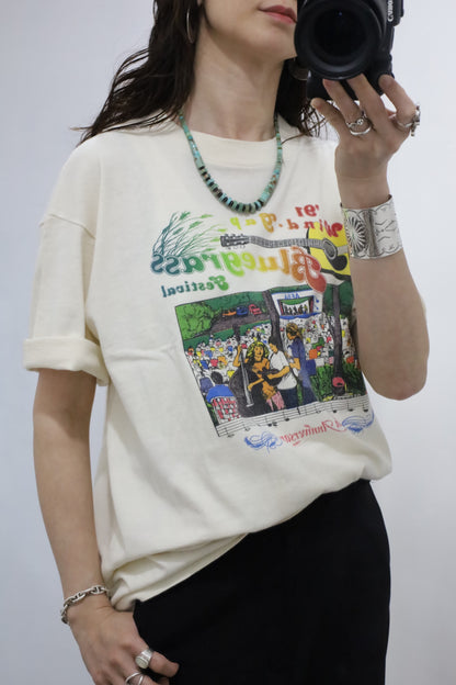 C904 / 1990's ONEITA Blue grass festival tee
