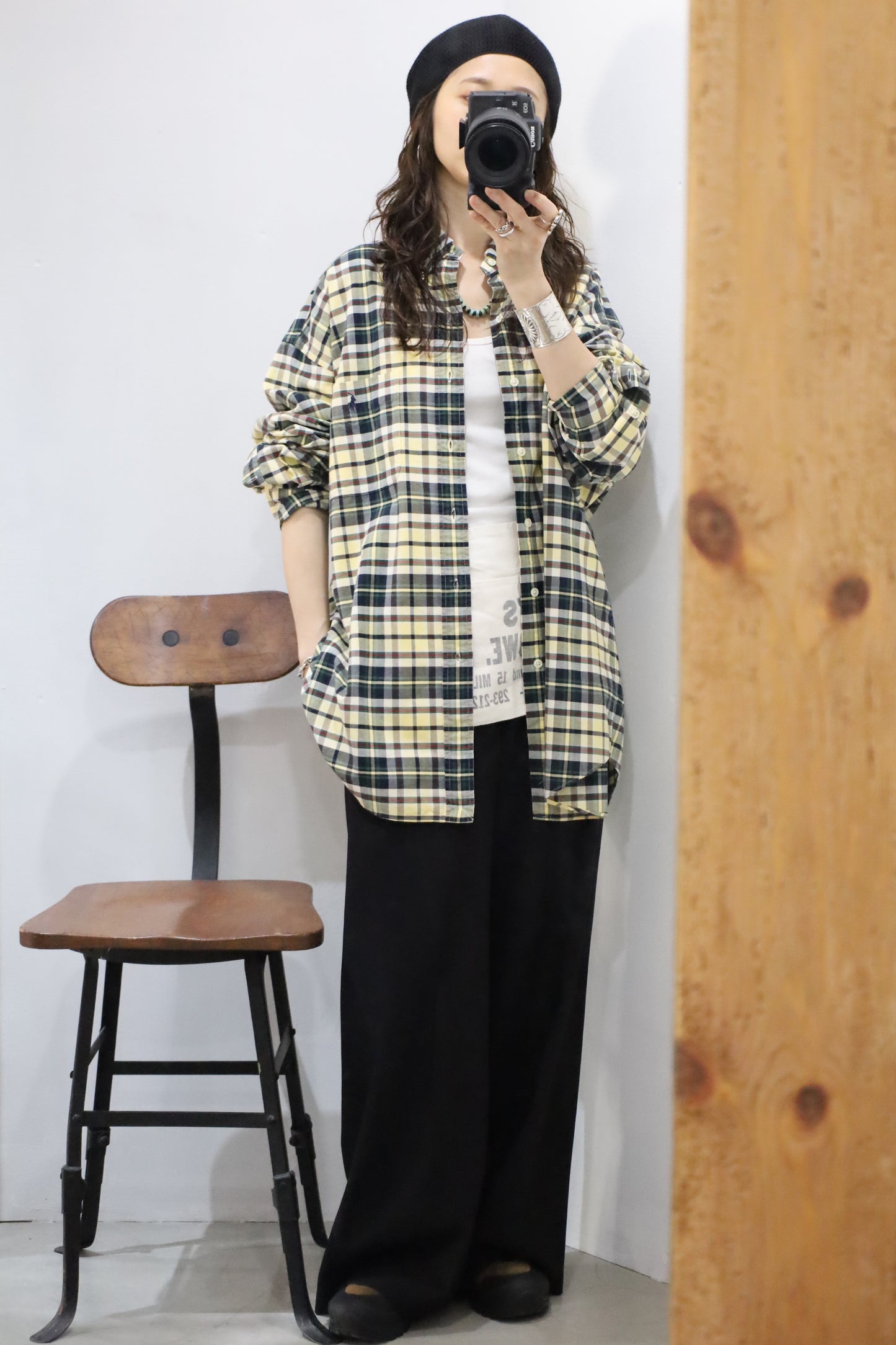 Y106 / 1990's Ralph Lauren BIG shirt