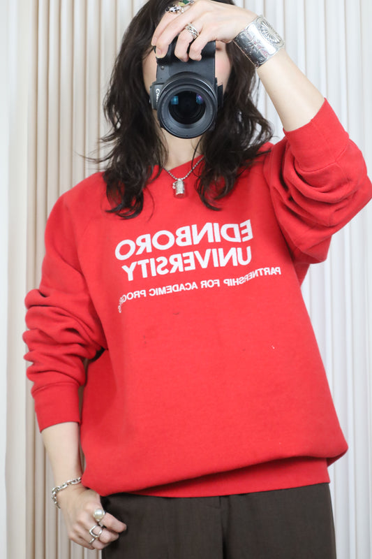 B1040 / 1990's FRUITS OF THE LOOM print sweat