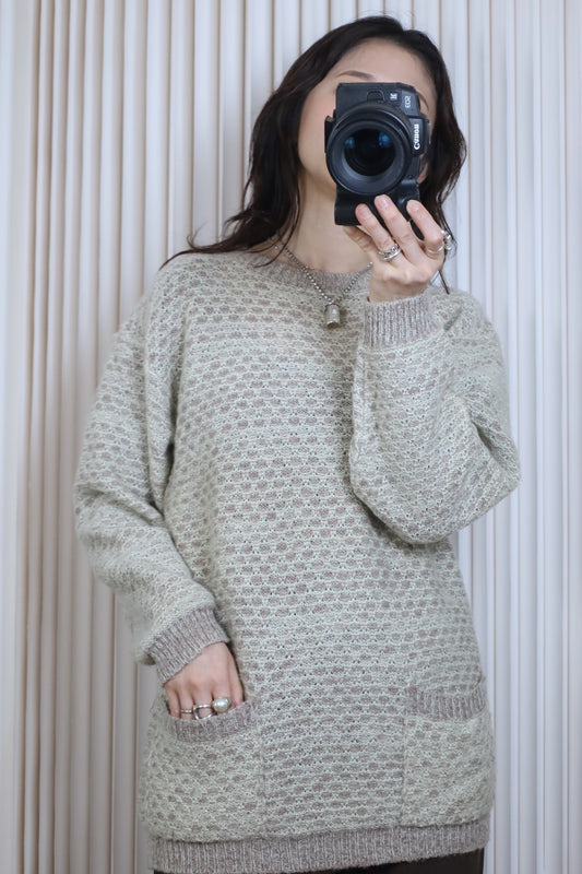 L50 / 1990's Schrader Sport mohair mix knit