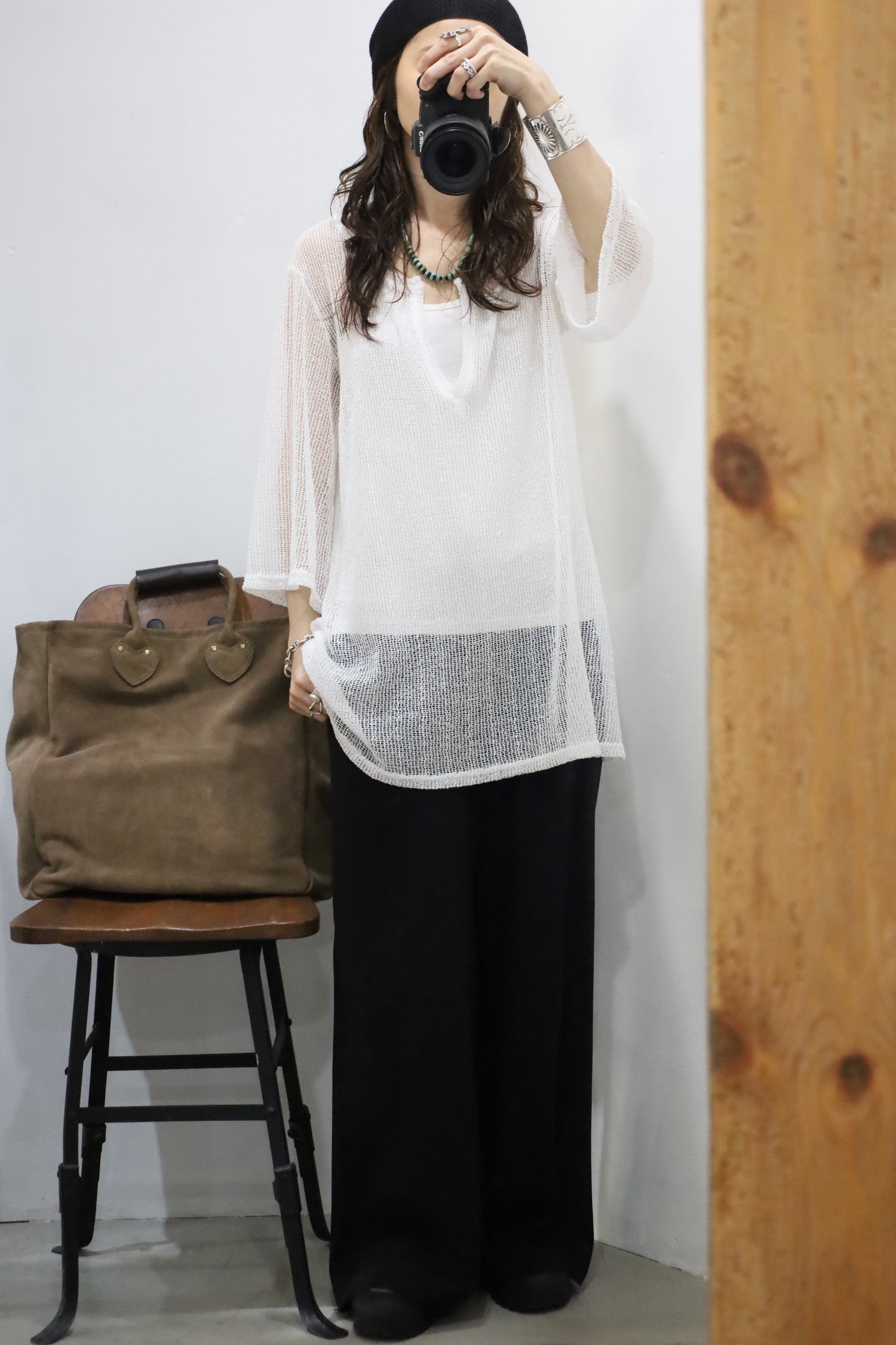 B714 / 2000's JORDAN TAYLOR mesh skipper knit