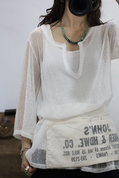 B714 / 2000's JORDAN TAYLOR mesh skipper knit