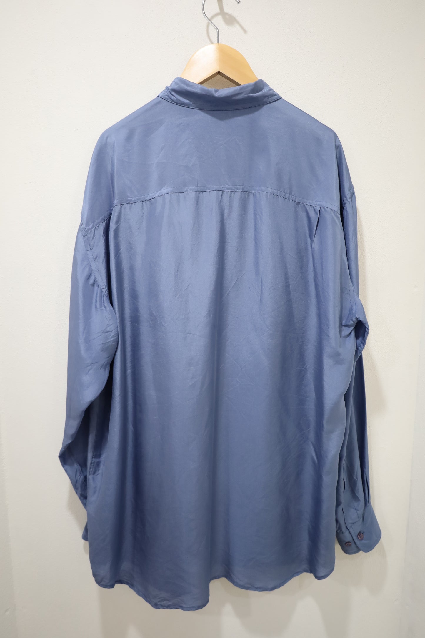 B774 / 1990's MY SILK silk fabric shirt