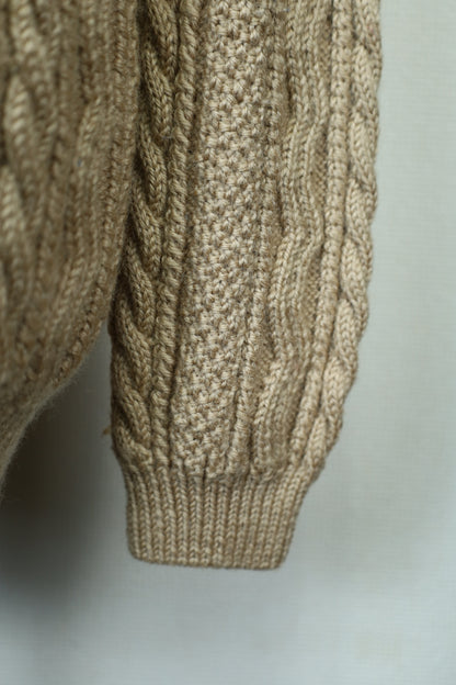 B134 / UNKNOWN OLD Alan Cable Knit