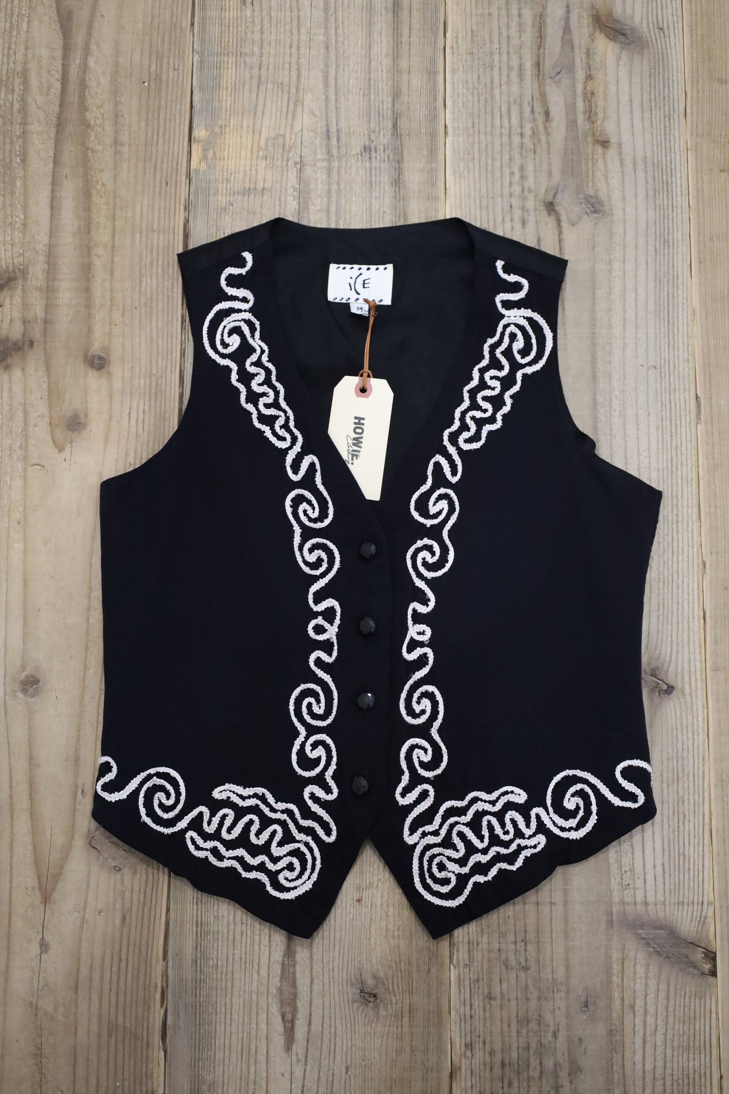 B925 / 2000's ice embroidery design vest