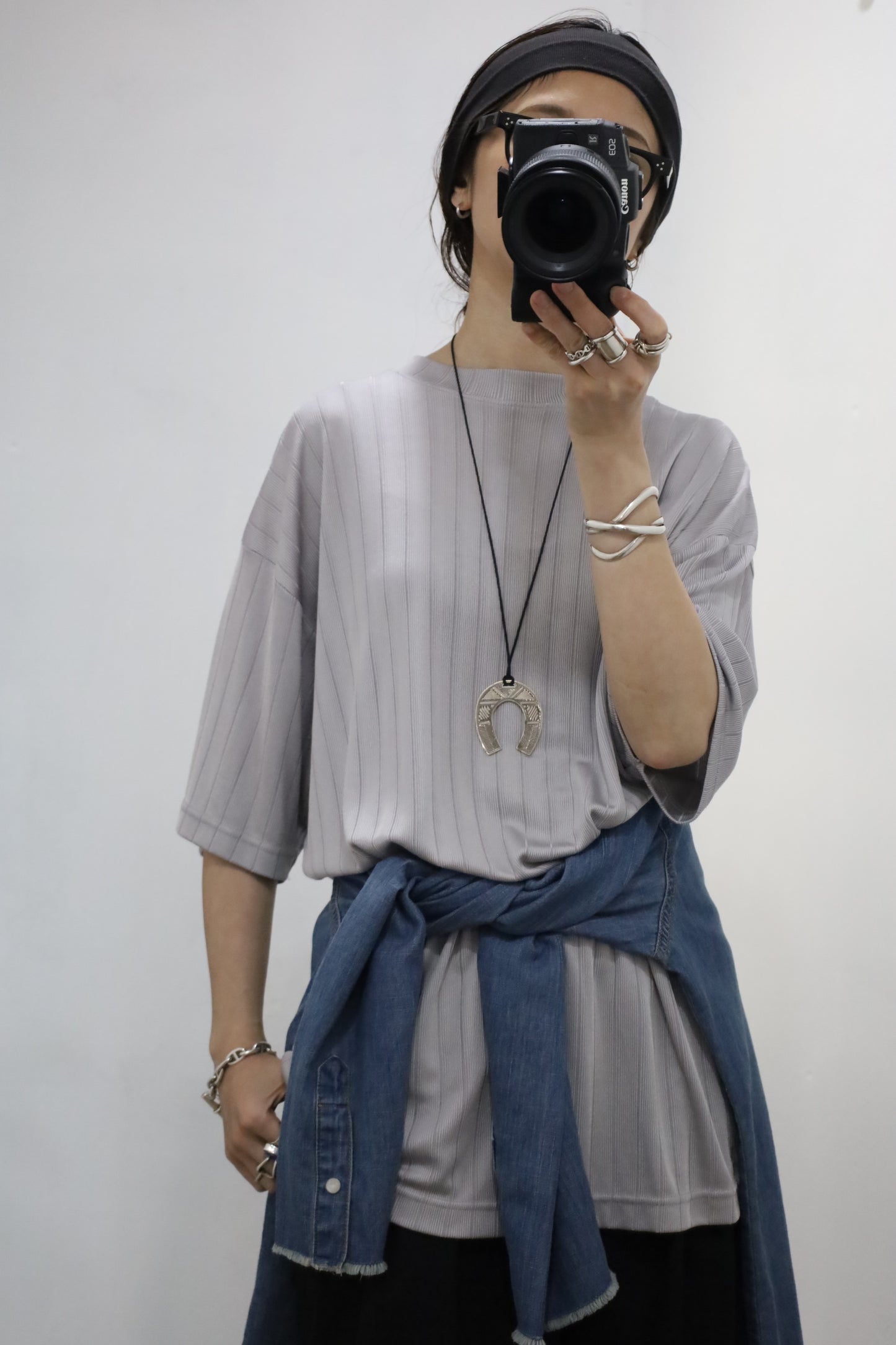 260 / early2000's PRONTI rayon short sleeve knit