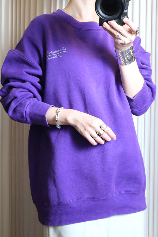 B1034 / 1990's The cotton exchange print sweat