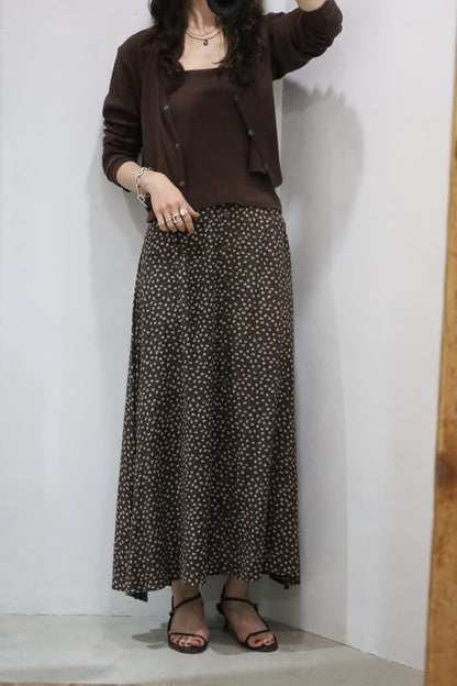 B906 / 1990's SOTANZA rayon fabric skirt