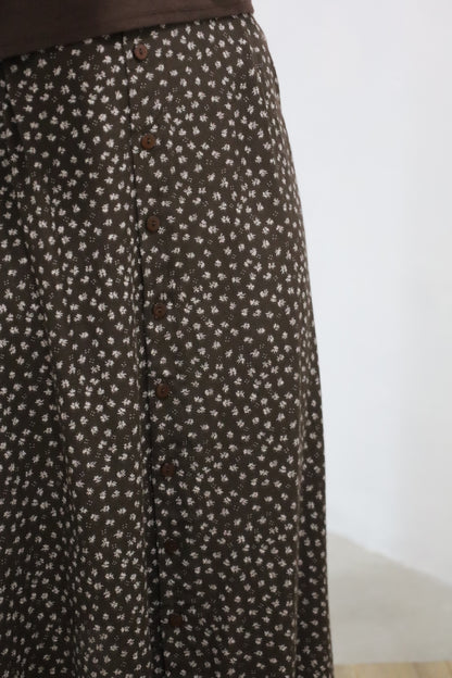 B906 / 1990's SOTANZA rayon fabric skirt