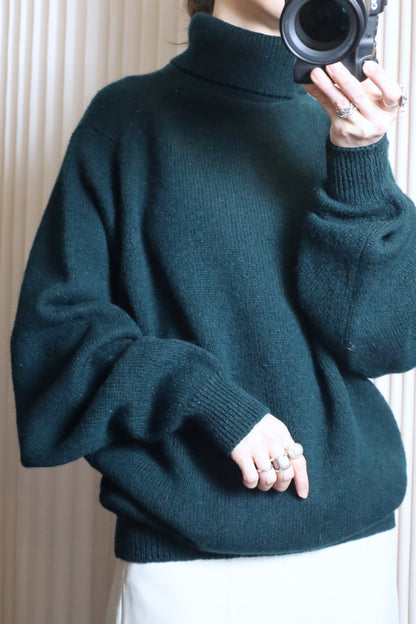 Z374 / 2000's OLD LOCHCARRON turtle neck knit