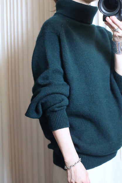 Z374 / 2000's OLD LOCHCARRON turtle neck knit