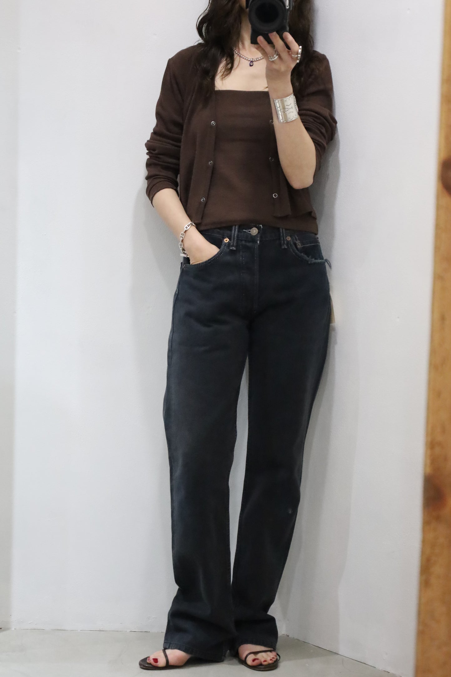 Z836 / 1990's Levi's 501 black denim pants