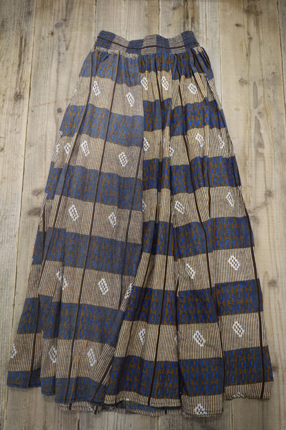 A924 / UNKNOWN  India cottonn pattern skirt