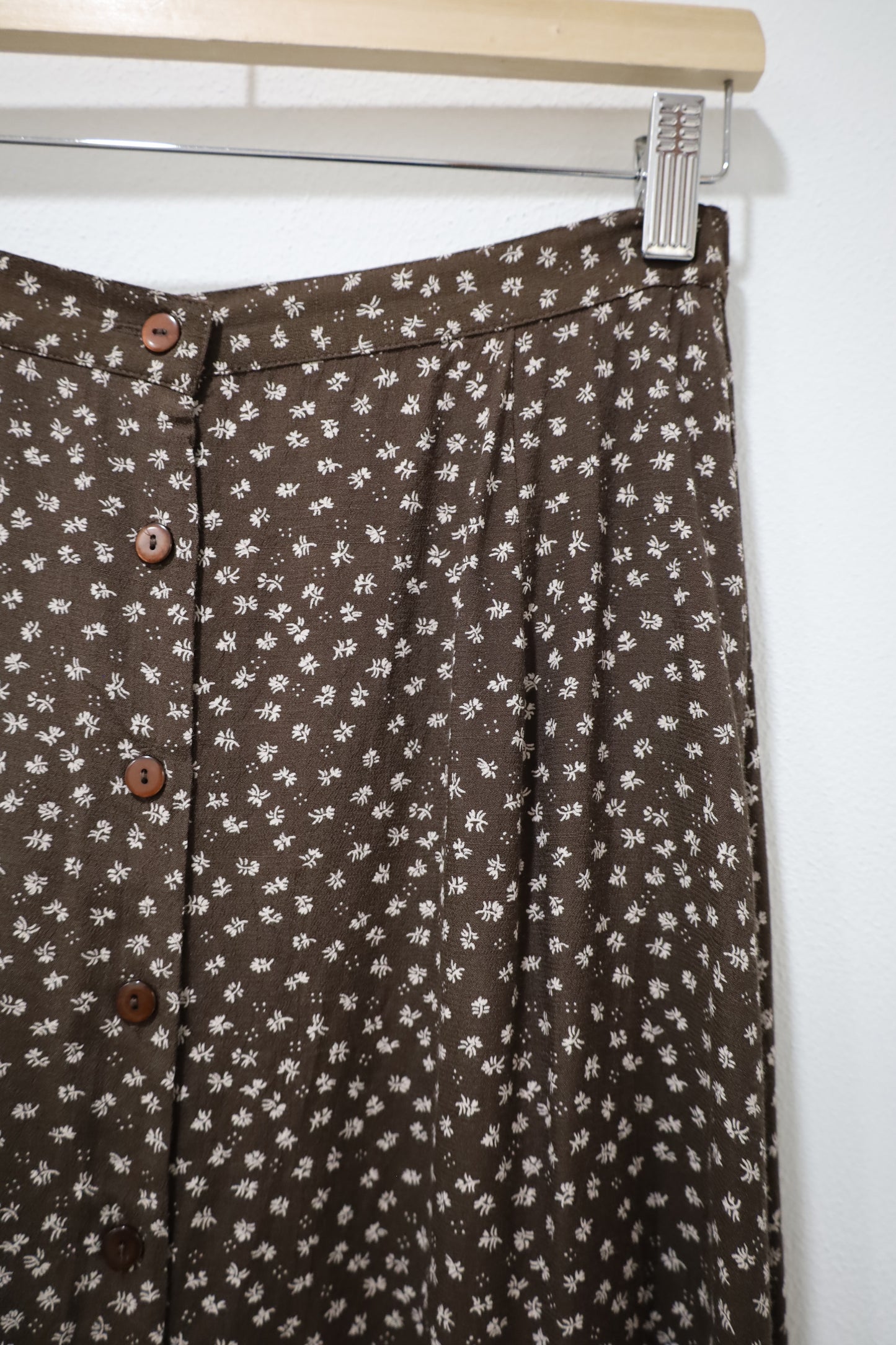 B906 / 1990's SOTANZA rayon fabric skirt