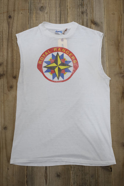 A890 / 1980's Hanes print tanktop