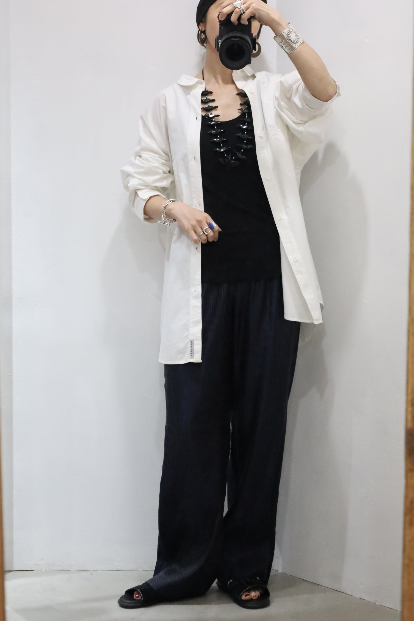 Z293 / 1990's GIORGIO ARMANI pinstripe pants