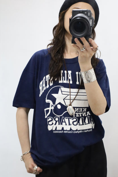 B830 / 1990's RUSSELL ATHLETIC print tee