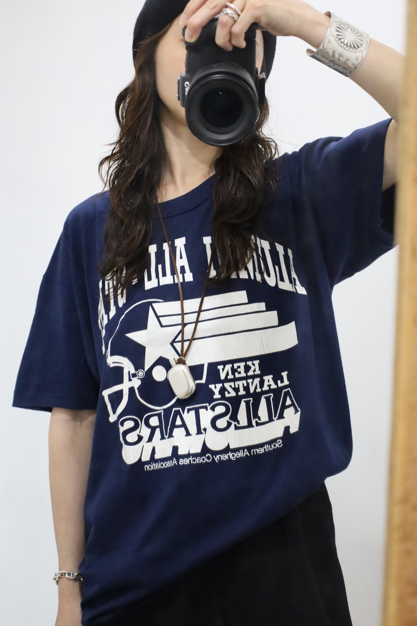 B830 / 1990's RUSSELL ATHLETIC print tee