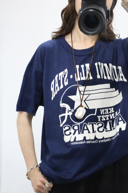 B830 / 1990's RUSSELL ATHLETIC print tee
