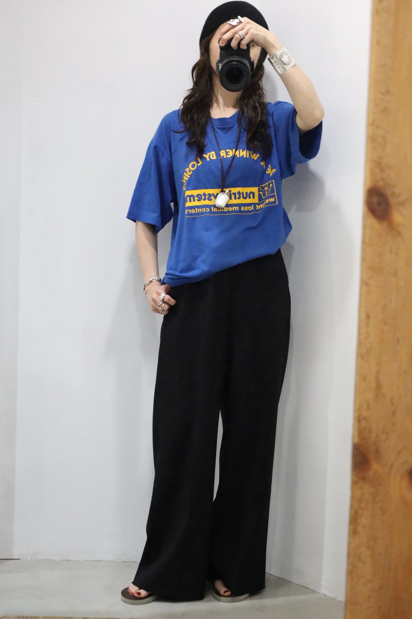 B873 / 1980's Sports wear print tee
