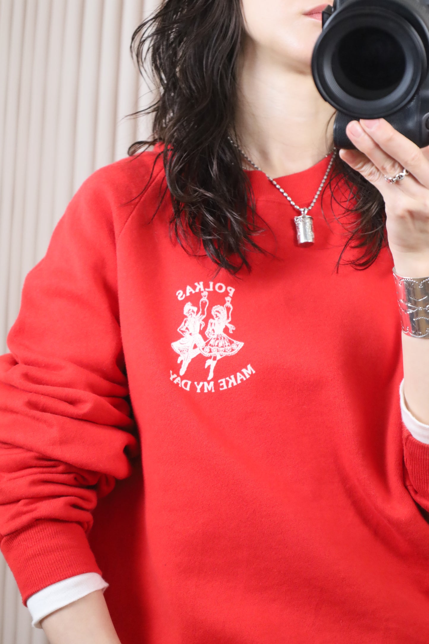 J8 / 1980's JERZEES print sweat