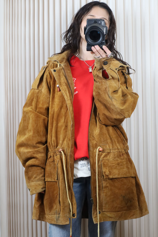 B244 / 1990's BUFFALO leather food blouson