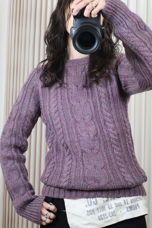 D56 / 1990's OLD BOSTON TRADERS Fisherman Cable Knit