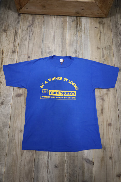 B873 / 1980's Sports wear print tee