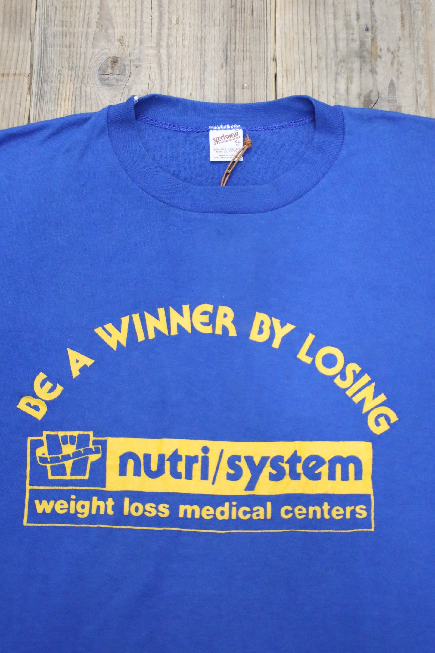 B873 / 1980's Sports wear print tee