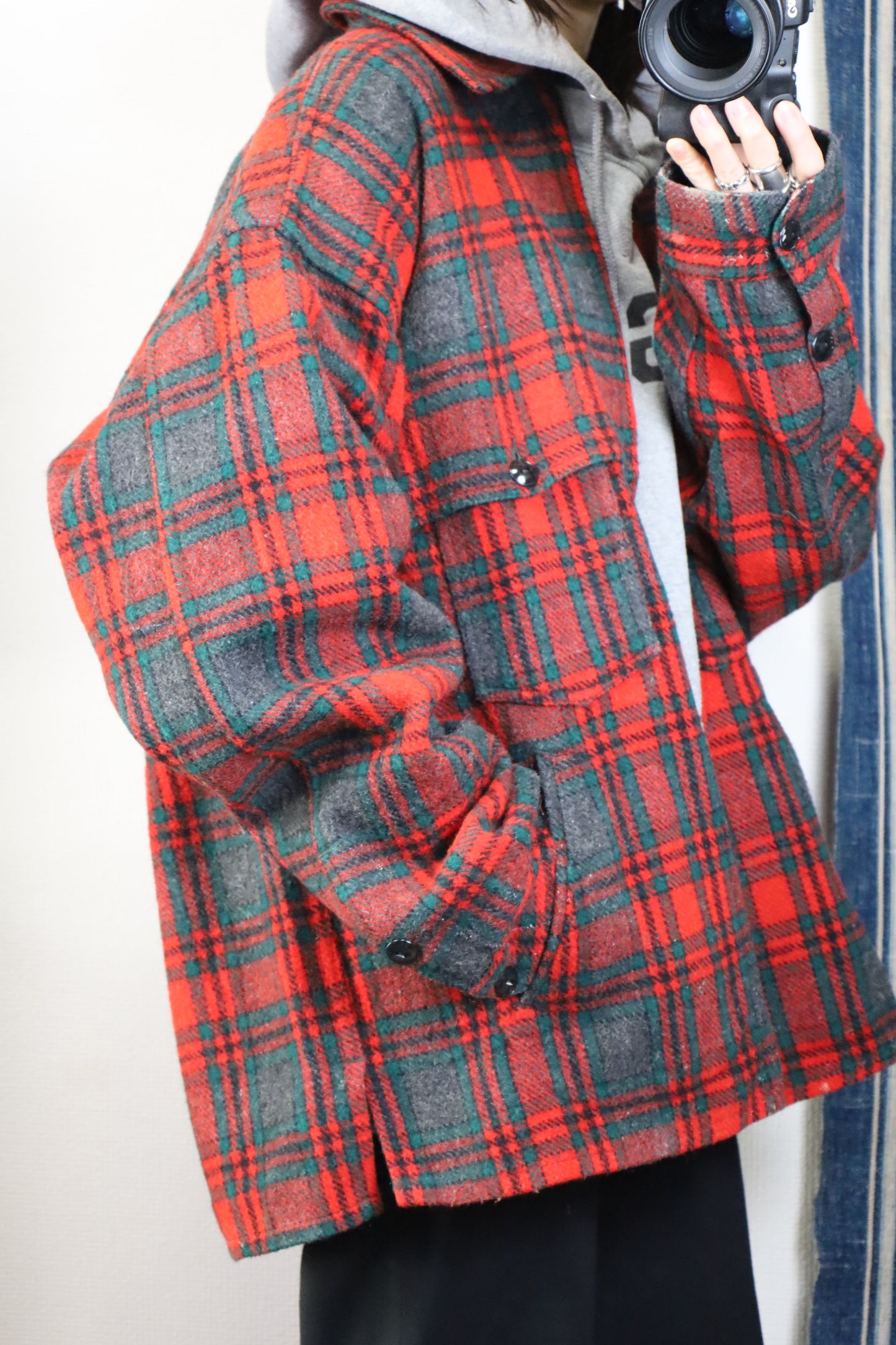 Z444 / 19907s OLD JOHNSON WOOLEN MILLSMackinaw Jacket