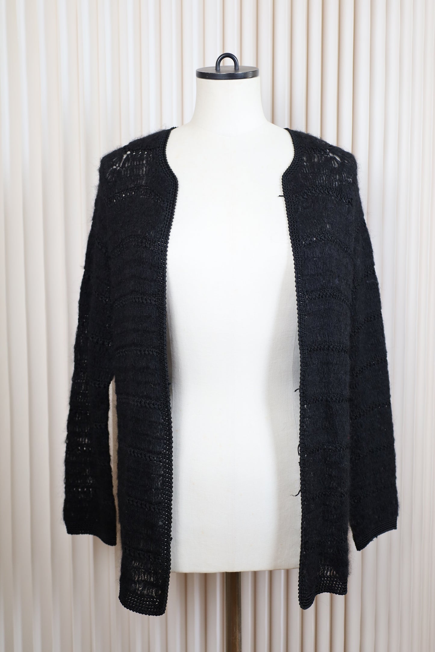 J91 / 1990's La Seine mohair naylon design cardigan