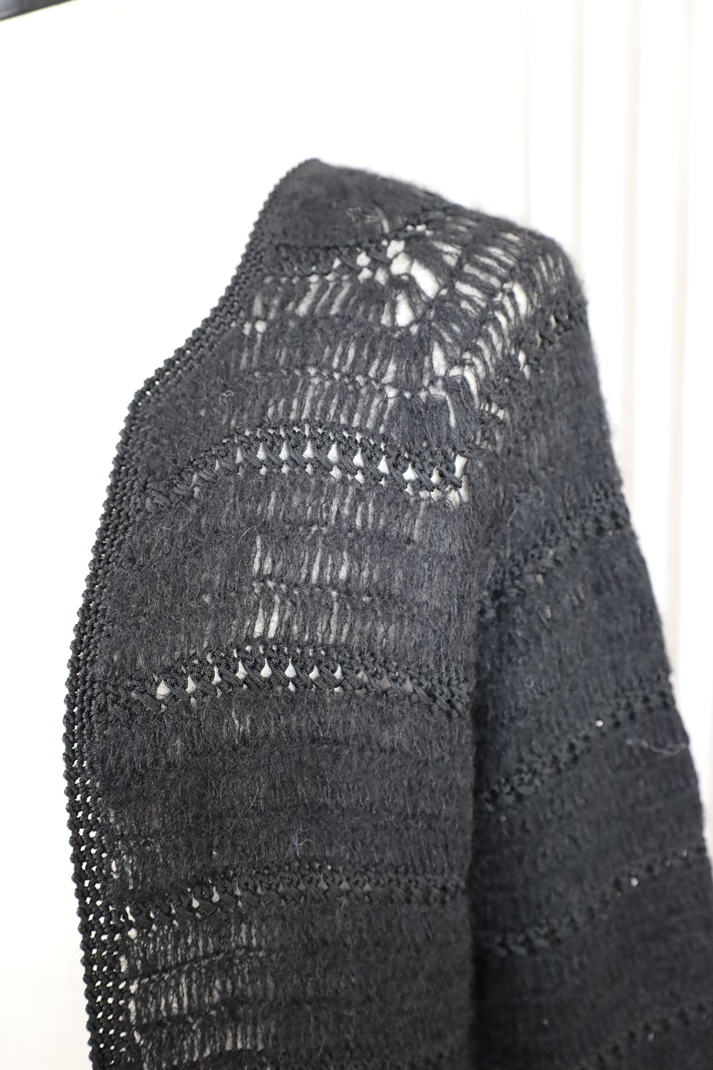 J91 / 1990's La Seine mohair naylon design cardigan