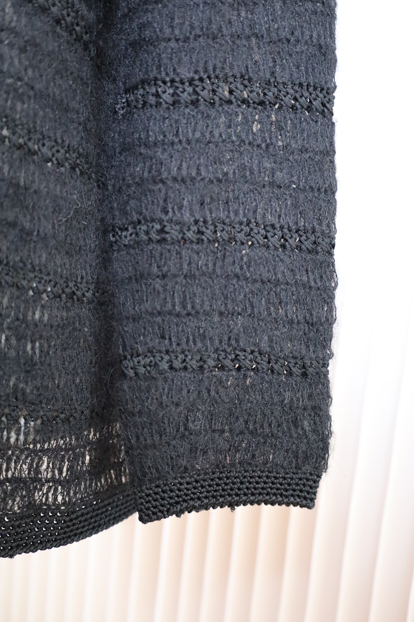 J91 / 1990's La Seine mohair naylon design cardigan